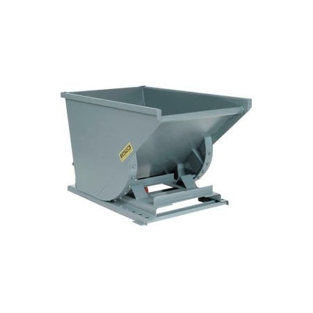 Mccullough Industries Medium Duty Self Dumping Forklift Hopper 2 Cu. Yd. 4000 Lbs Cap Gray 20055GY